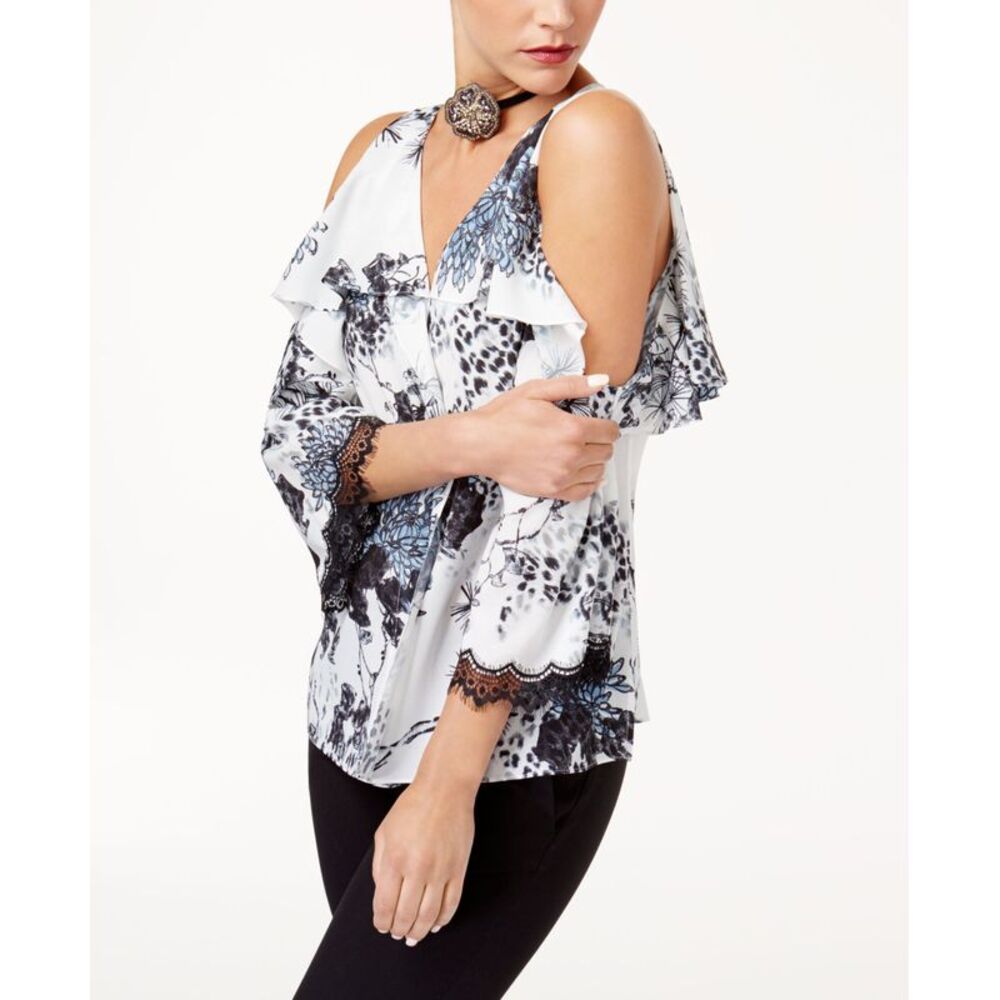 Kobi Silk Cold Shoulder Top